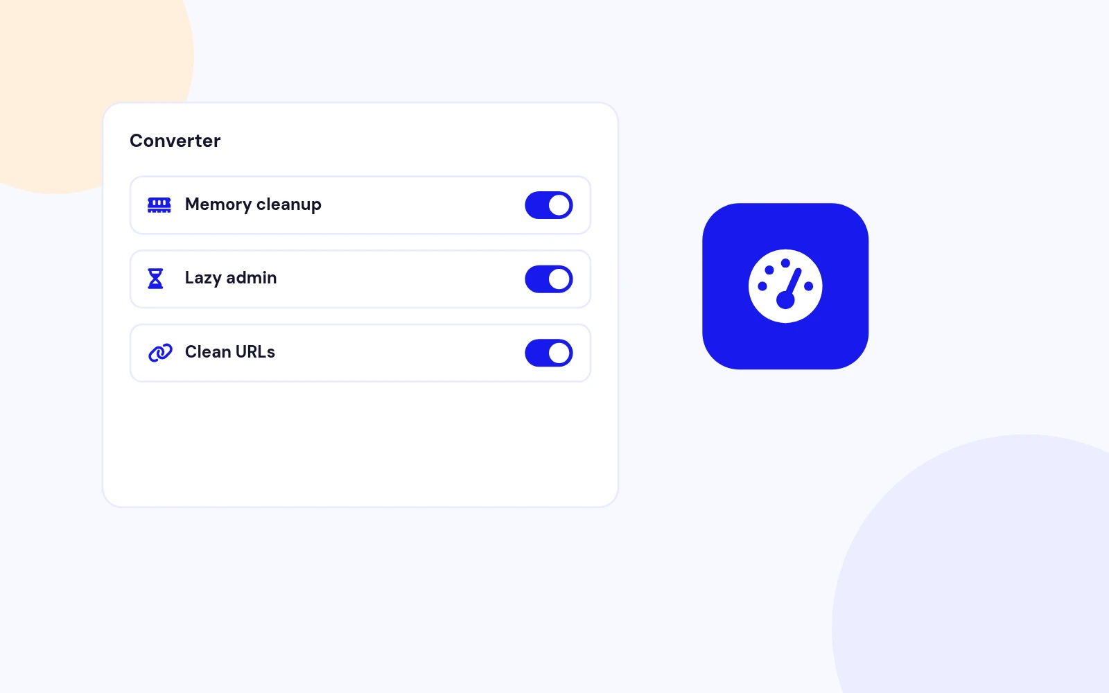 A Faster, Lighter Admin Screen
