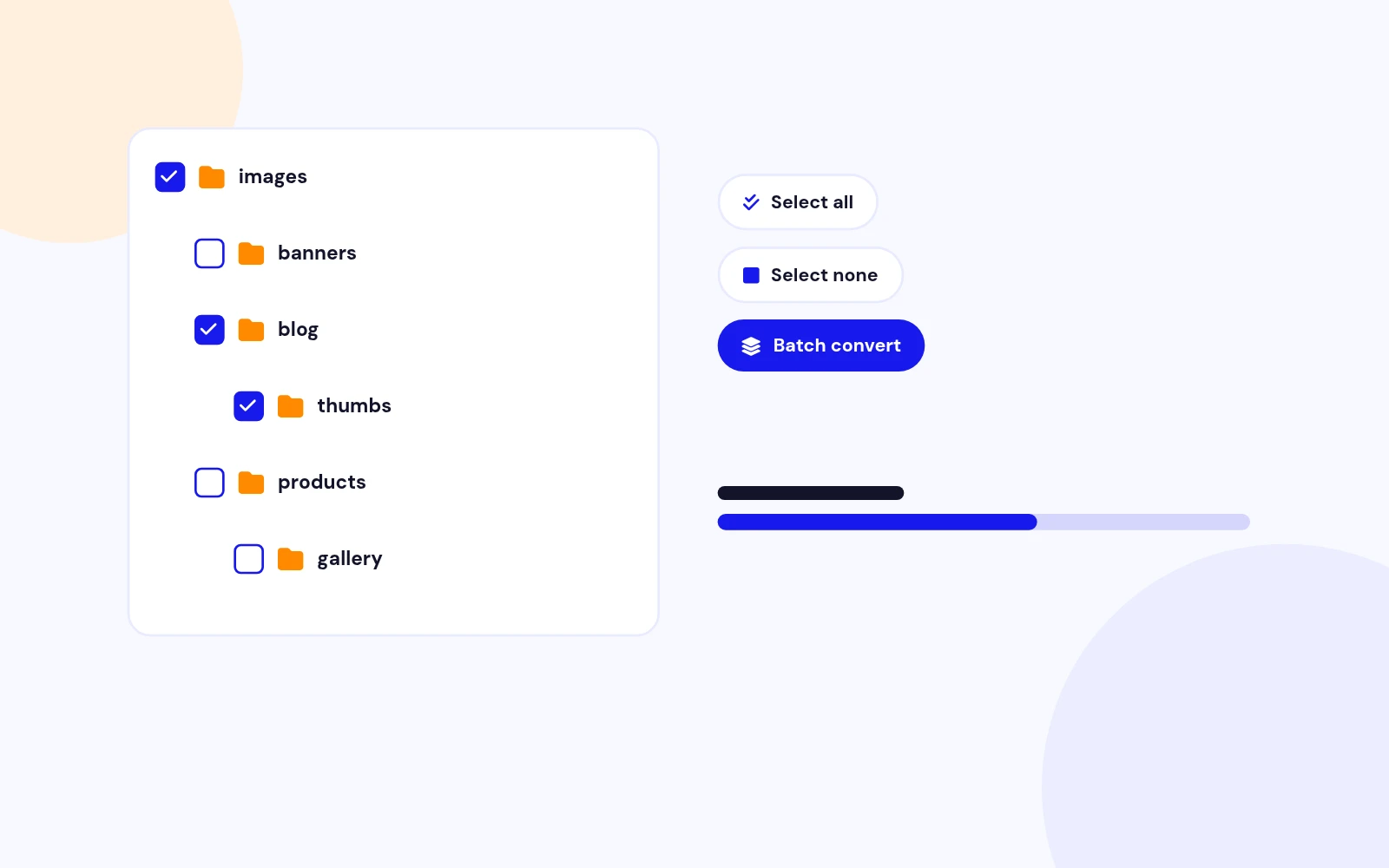 Pick Folders in a Visual Tree