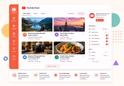 Easy YouTube Feed