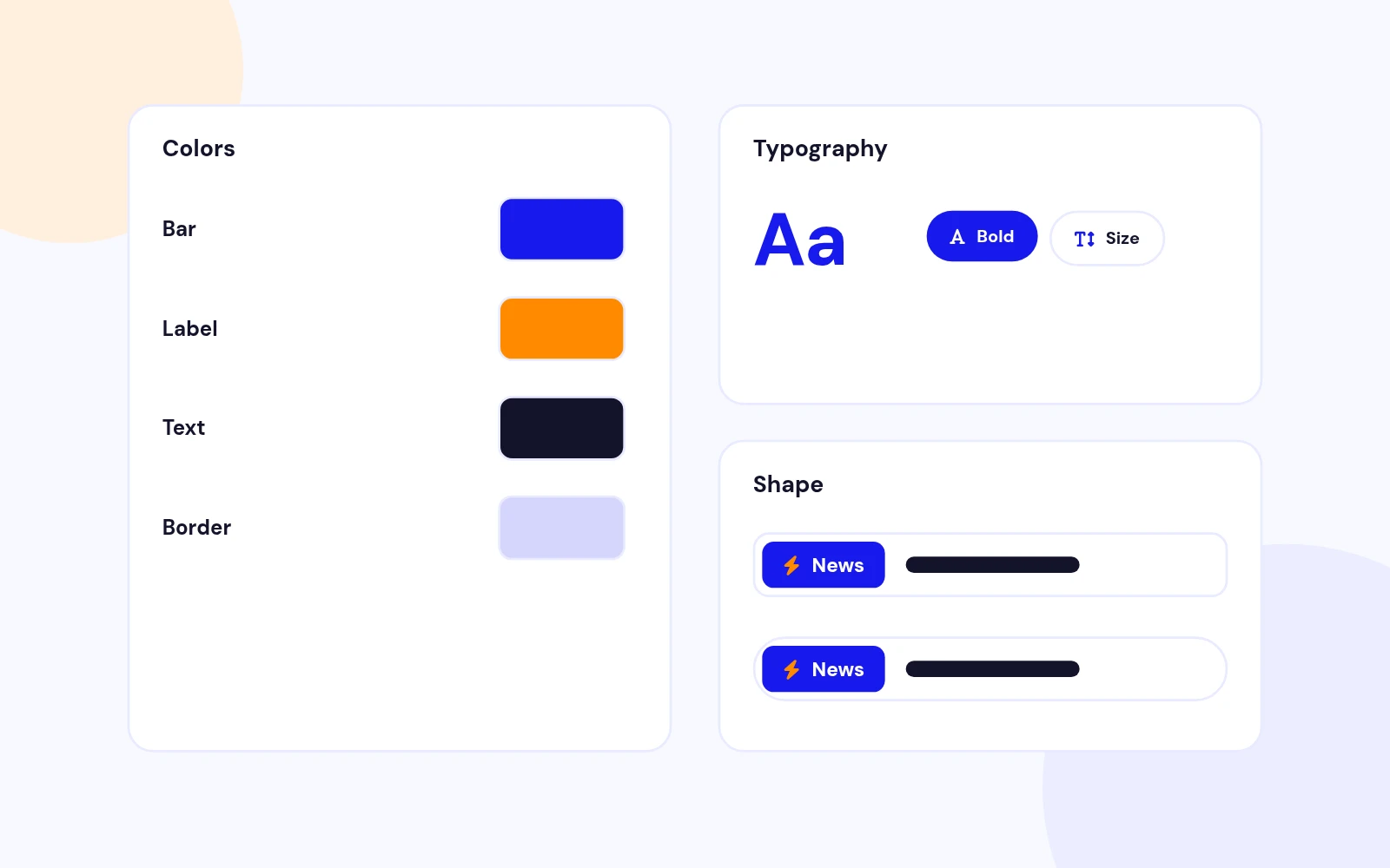Your Colors, Your Fonts