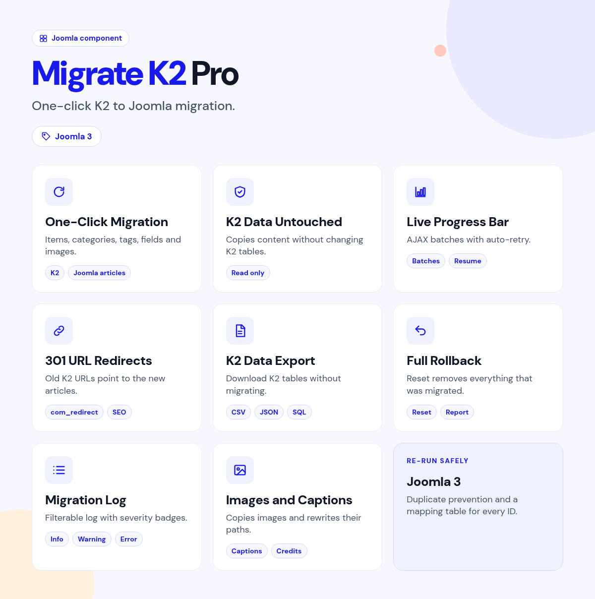 Migrate K2 Pro features