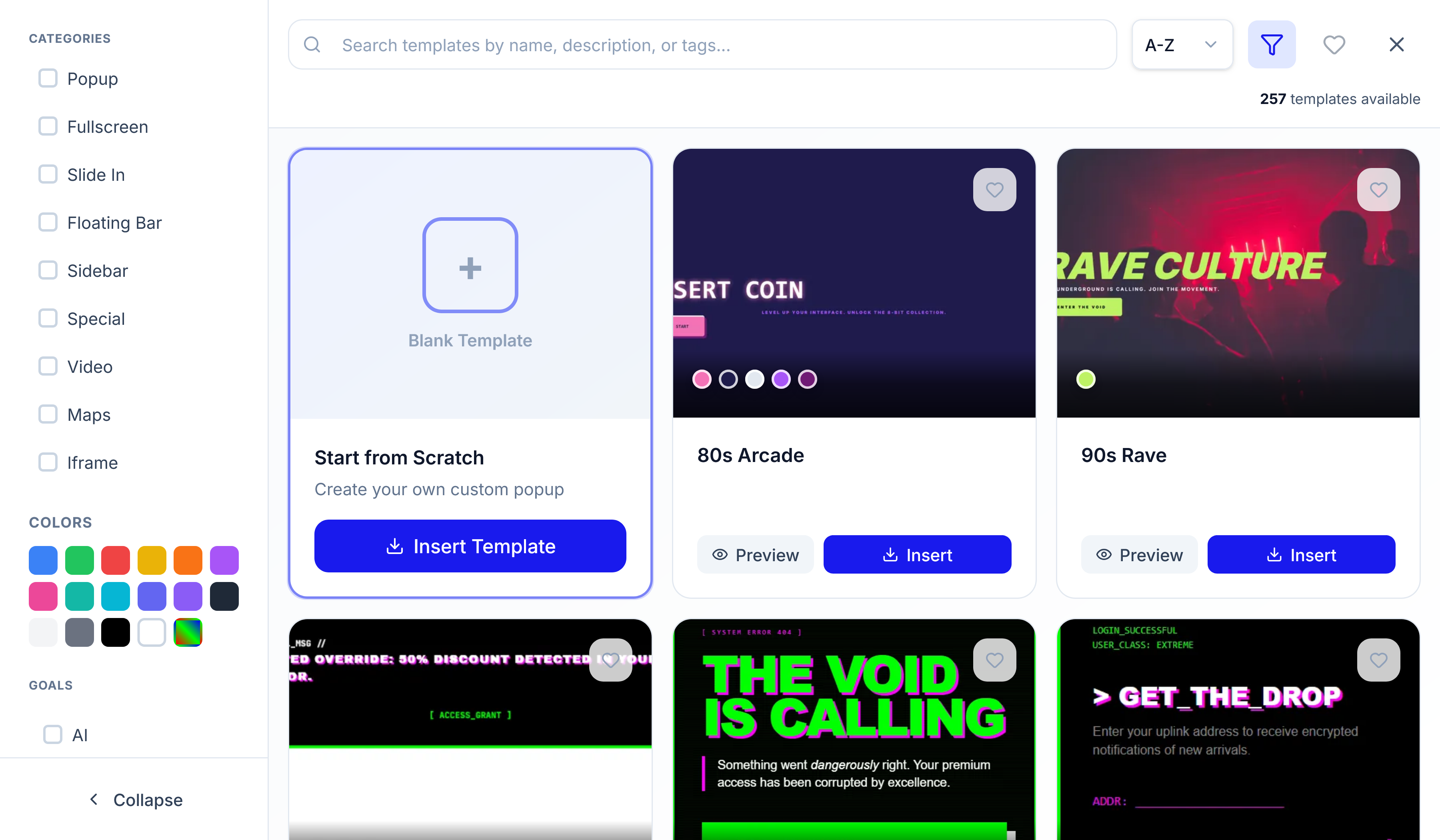 200+ Professional Templates